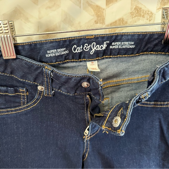 Super Skinny Jeans Cat and Jack size 10 - Picture 2 of 4